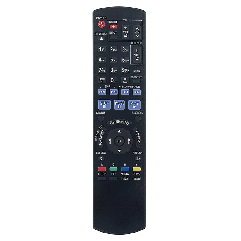 Remote Control N2QAYB000378 For Panasonic Blu-Ray Disc Player DMP-BD60 DMP-BD80 DMP-BD35 DMP-BD605 DMP-BD601 DMP-BD80K