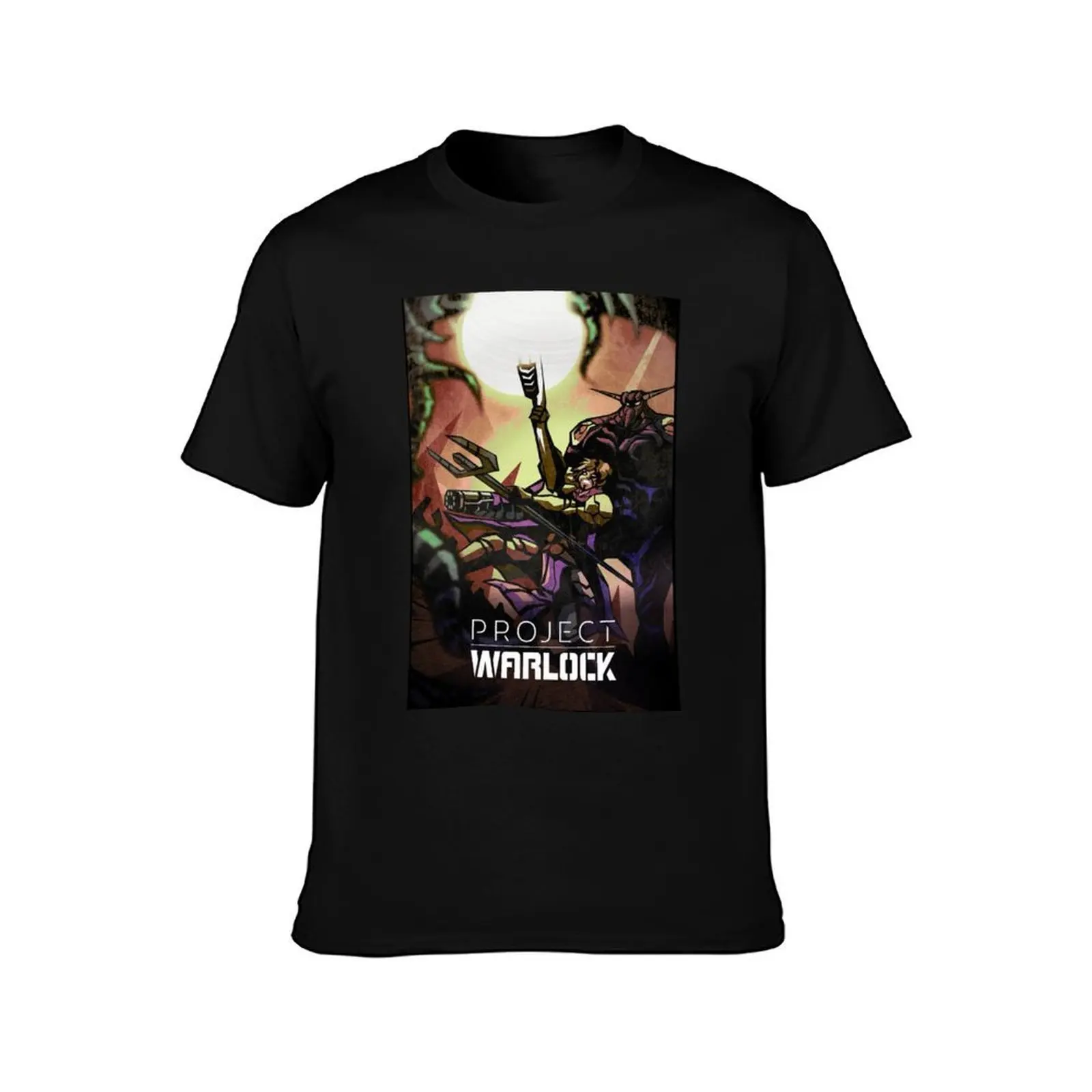 Project warlock T-Shirt man t shirts cotton T-Shirt