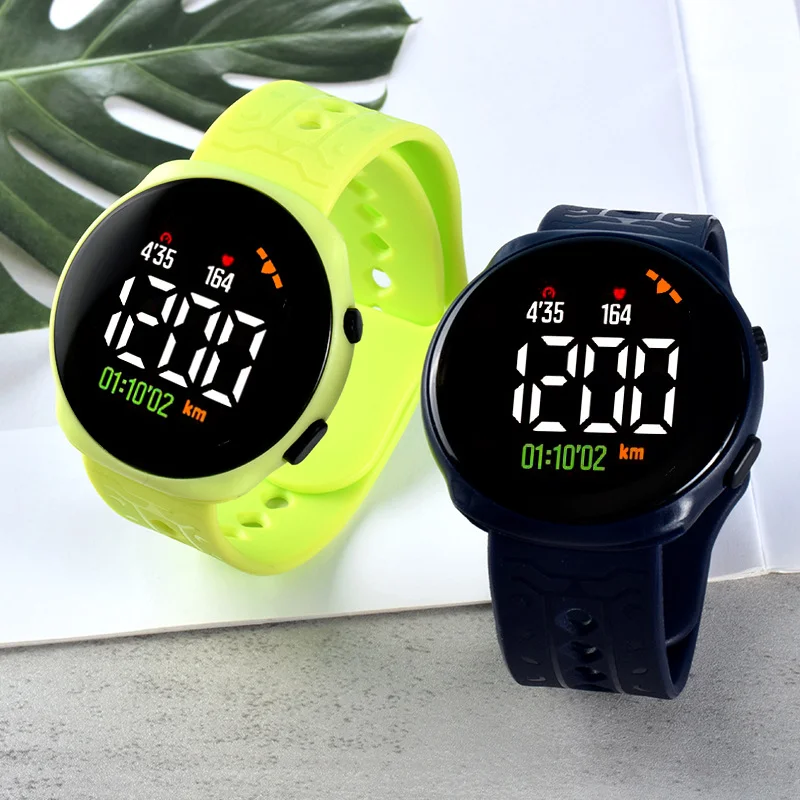 Children Digital Wristwatch Boys Girls Silicone Kids Smart Wrist Watches Strap Electronic Waterproof Students Digital Students