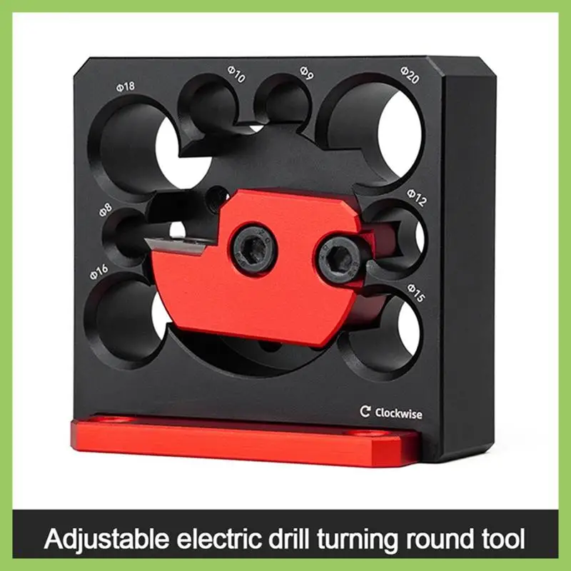 

1Set Round Bar Round Tenon Making Tool Compact Woodworking Tool Aluminum Alloy 8Mm-20Mm With Carbide Blade