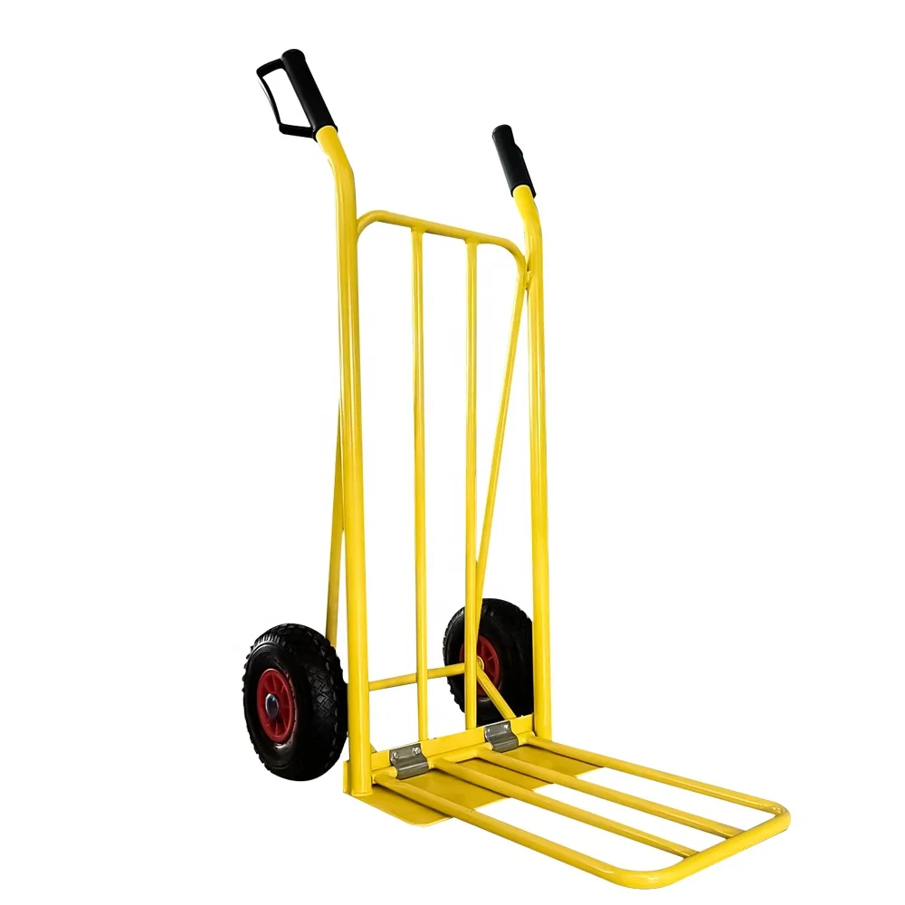 

Best-selling Two Wheel 250kg Load Hand Heavy Duty Industrial Trolley Cart for Carrying Goods HT1827