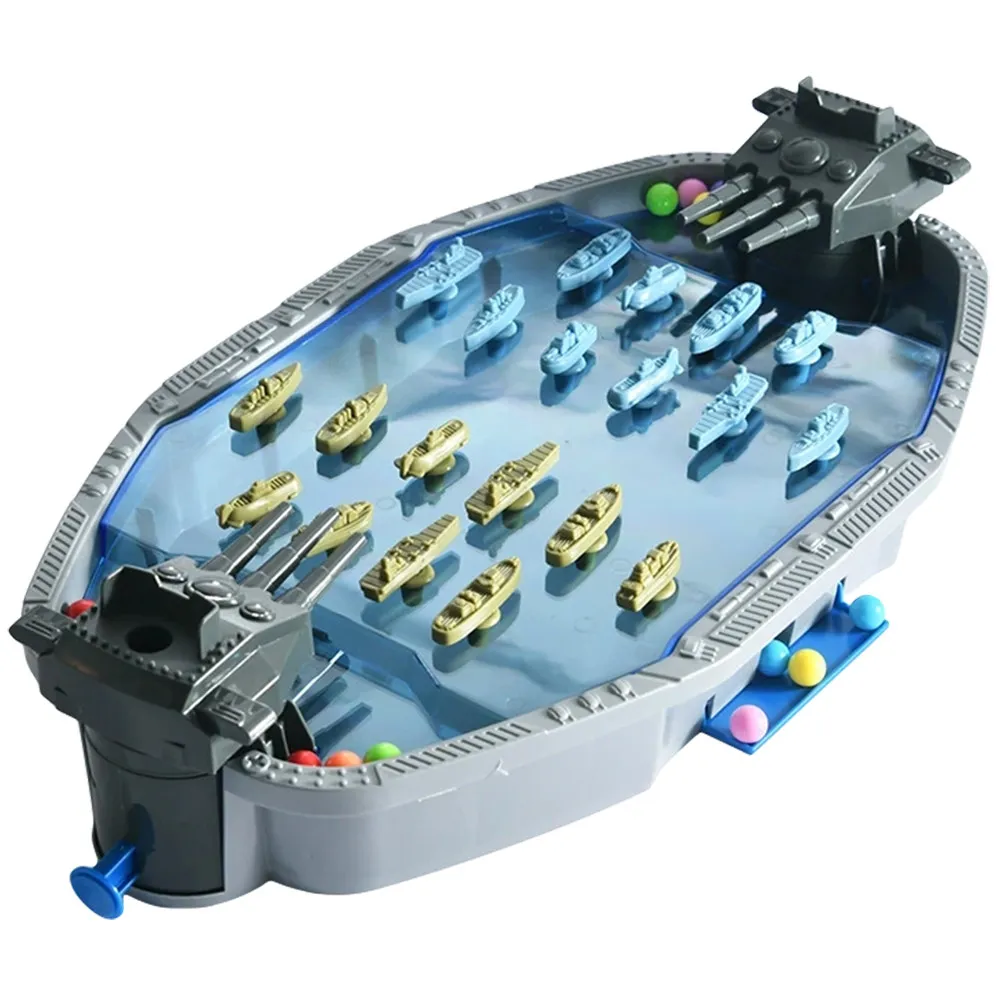 

1Set Navy Battle 2-Player Fighting Battle Interactive Game Portable Indoor Kids Board Competition Board Game 2-Player Toy