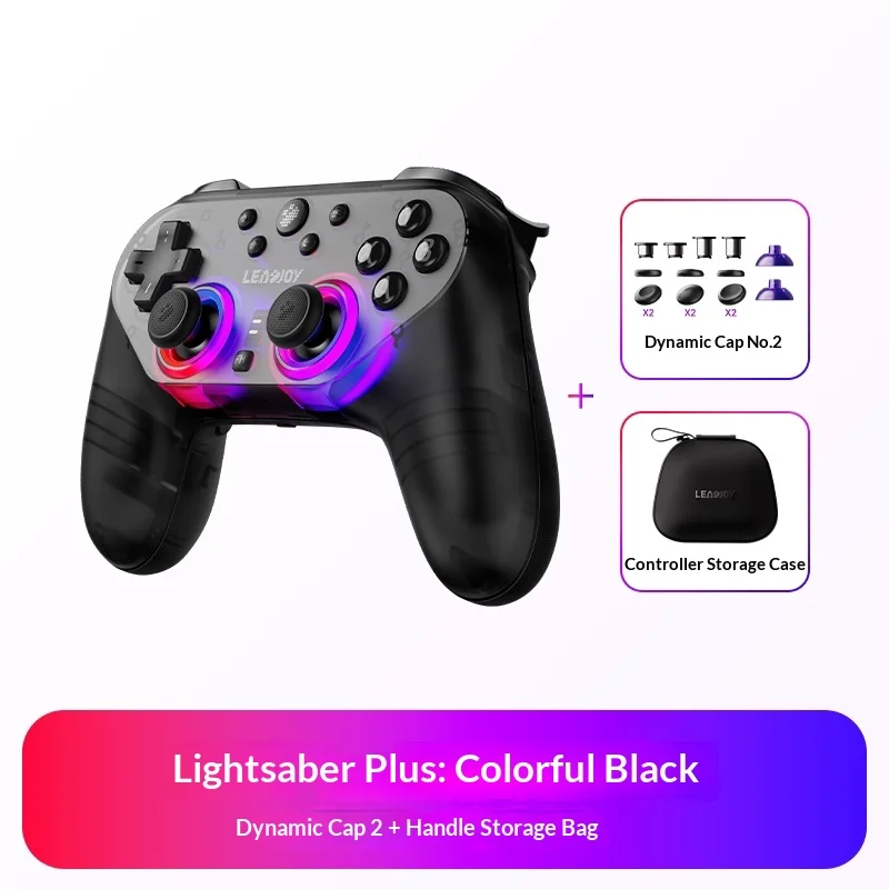 Leadjoy Saber Plus Gamepad 3Mode Wireless Gaming Controller TMR