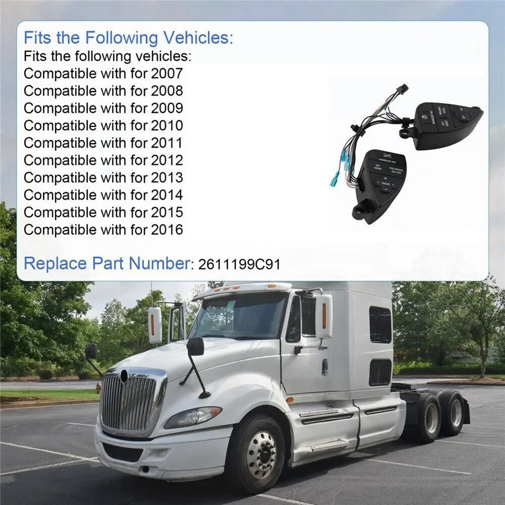 

Кнопка управления радио и круиз-контролем на руле для International ProStar 2007-2016 | ОЕ # 901-5101 2611199C91 P266-5101-M7