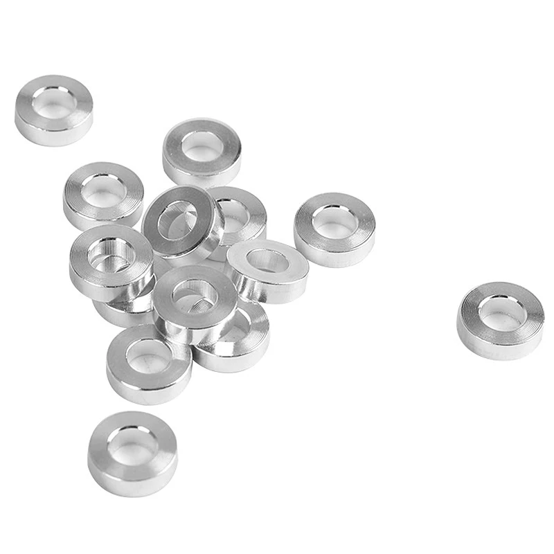 

QWE-2X аксессуары для 3D-принтеров, алюминиевая колонна, плоские прокладки, втулки, алюминиевые втулки 3 мм/6 мм, алюминиевые стержни для Openbuilds с ЧПУ B