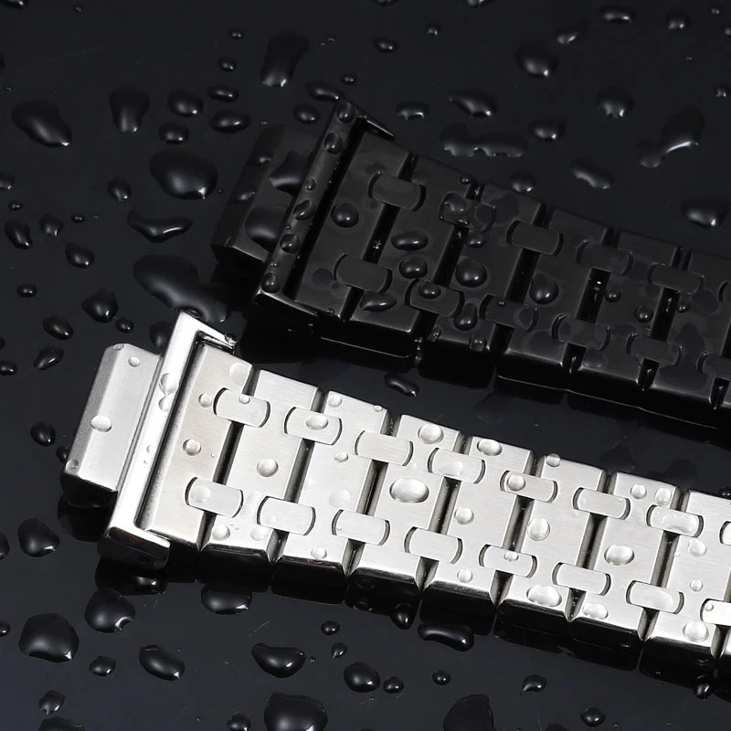 Para Casio Farmhouse Oak modificado GM2100 GM-2100 GA2100 GA2100 cadena de reloj de acero inoxidable GBM2100 pulsera de accesorios de 16mm