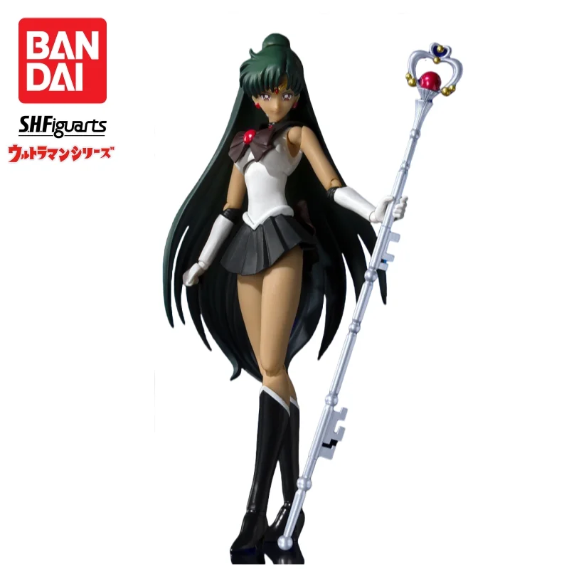

In Stock Bandai S H Figuarts Original Sailor Moon Meiou Setsuna Model Doll Brand New Boxed Action Figure Anime Characters Garage