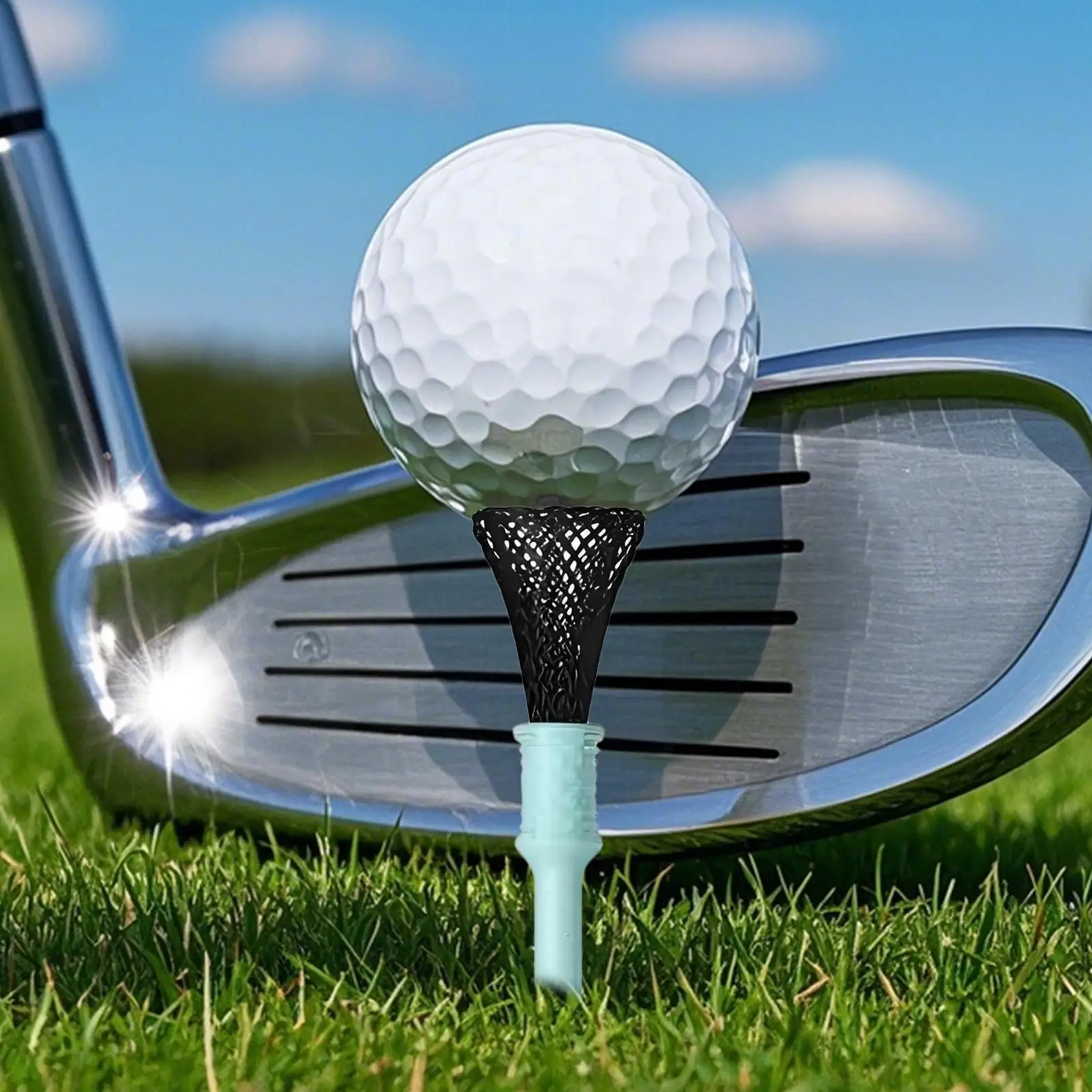 3PC Golf Tees Mesh Ontwerp Basis Plastic Bal Tack Verminderen Wrijving Golf Training Praktijk Tool Golf Levert 50/75/83mm