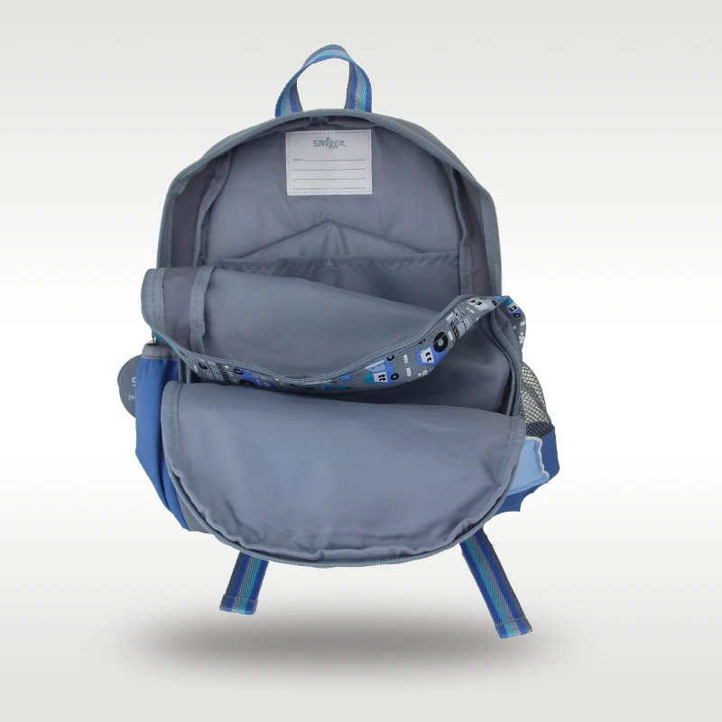 حقيبة مدرسية للأطفال للأولاد حقيبة ظهر شاحنة خلاط رمادية Kawaii 3-7 سنوات أكياس النمذجة 14 بوصة #6