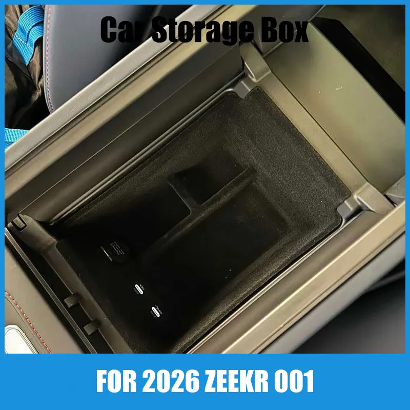 

Suitable for 2026 ZEEKR 001 center console armrest box storage box