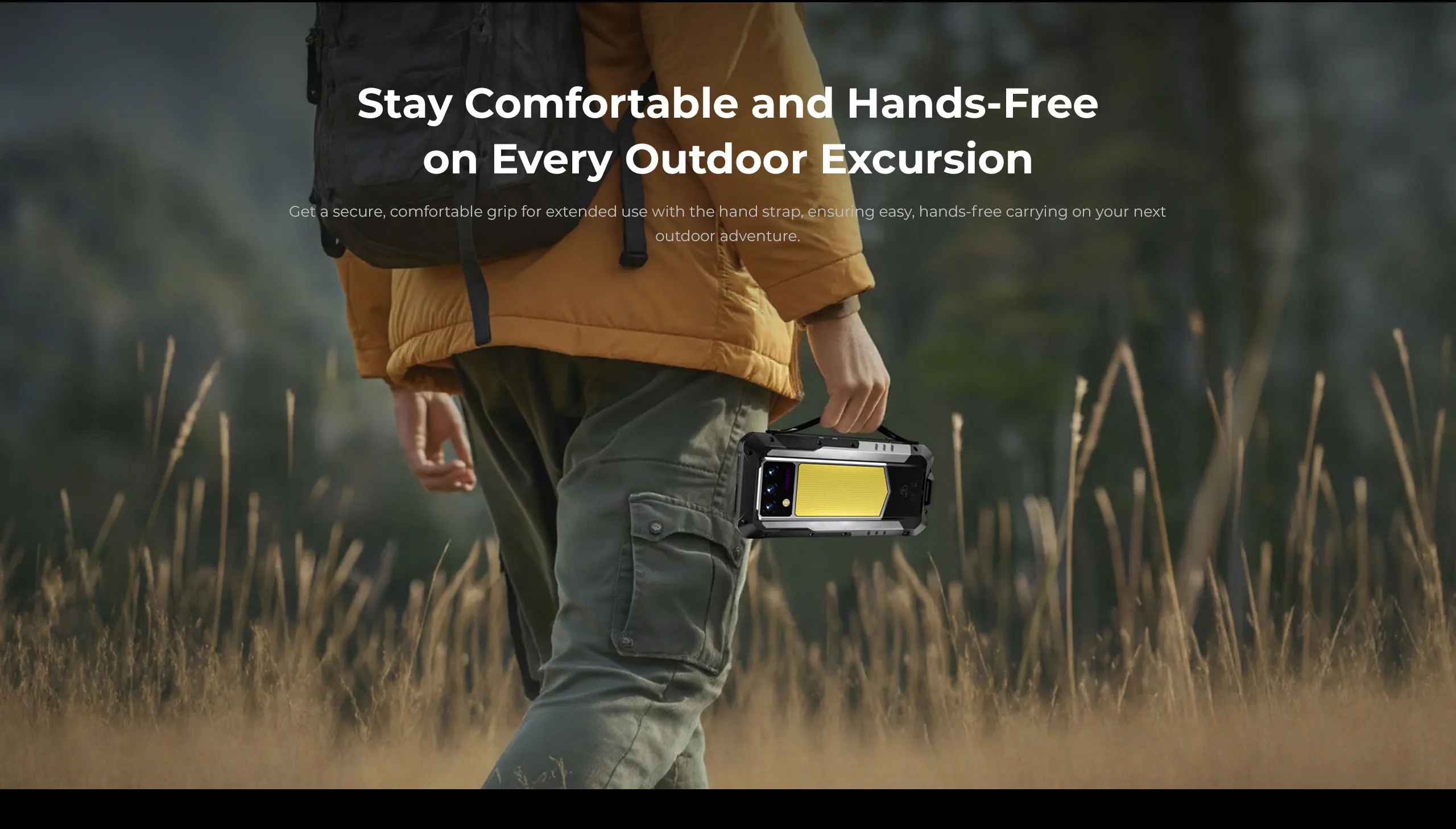 Oukitel WP100 Rugged Phone 33000mAh Battery Built in Laser Rangefinder 6.8 Inch 12+24GB RAM+512GB Mobile Phone 200MP Camera NFC