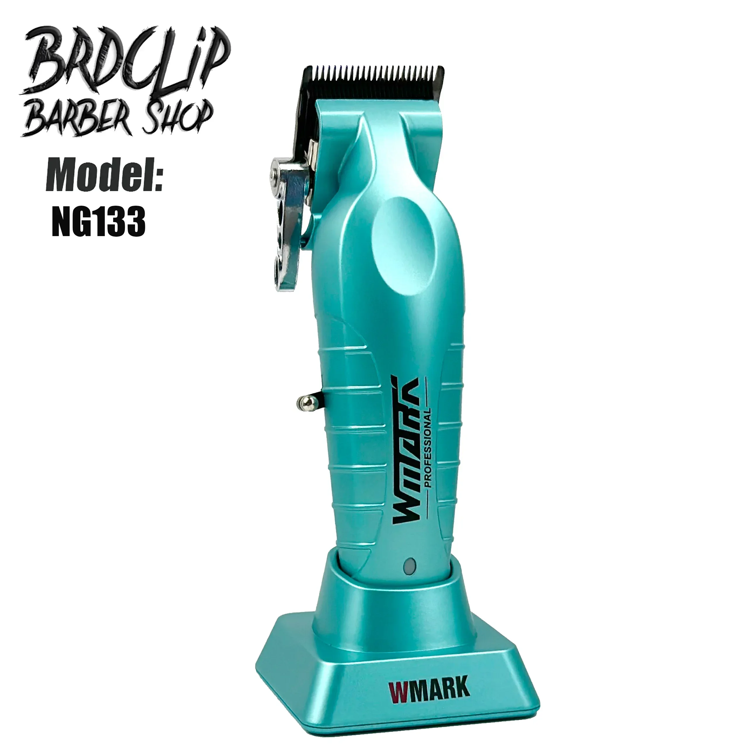 

WMARK NG-133 Hair Detail Trimmer Hair Clipper Electric Hair Cutting 8000rpm DLC Powder Metallurgy Blade with Charging Base Set