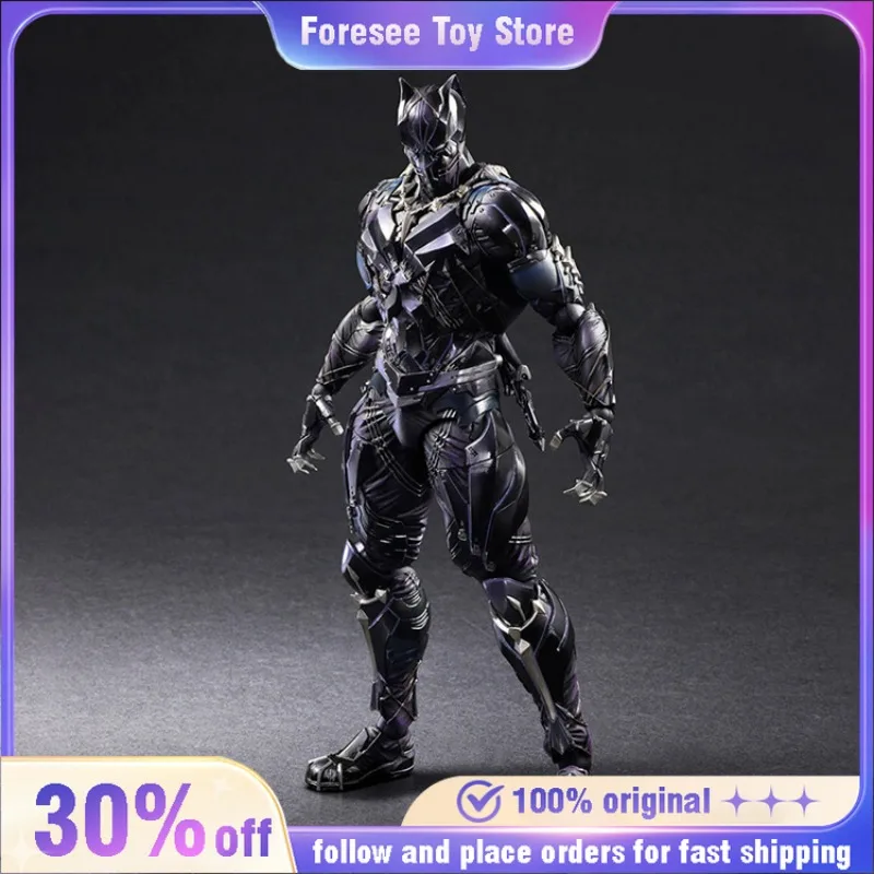 

28cm Black Panther TChalla Figure Marvel Movie Peripheral Pvc Model Joint Movable Decoration Collection Craft Birthday Gift Toy