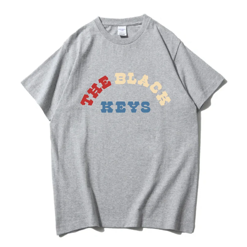 Peaches! Logo Tee The Black Keys Heavy Mental Band T-shirt Short Sleeve Men Women Tshirts Unisex Streetwear Design Print Merch