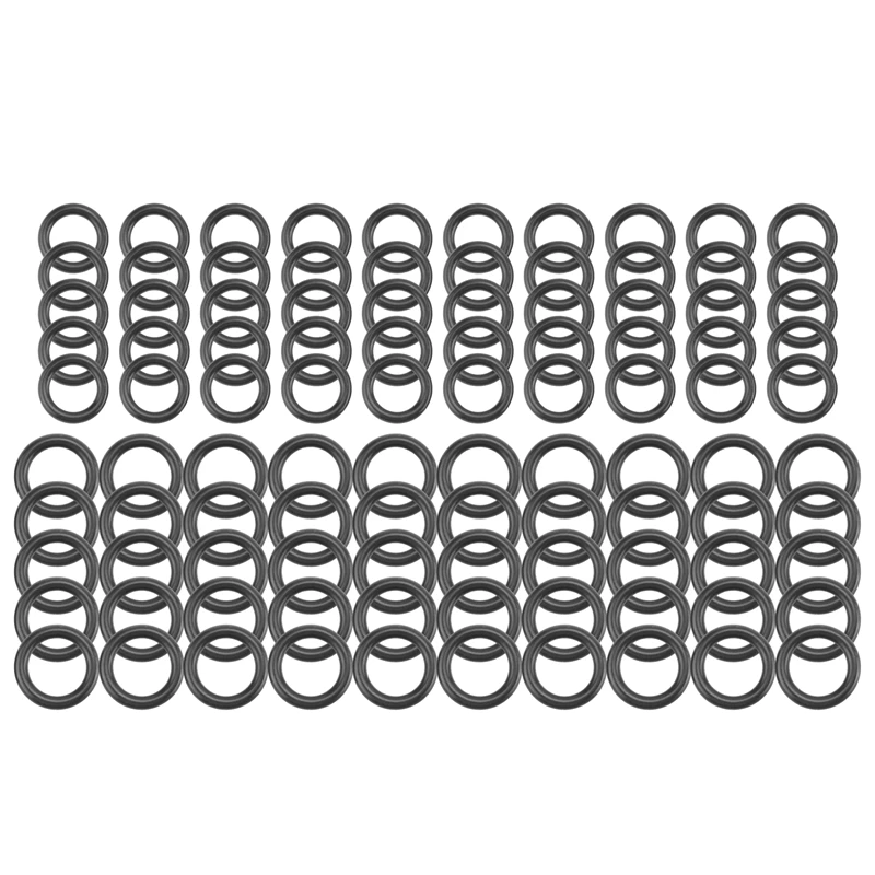 Power Pressure Washer Rubber O-Rings For 1/4Inch, 3/8Inch, M22 Quick Connect Coupler, 100 Pack