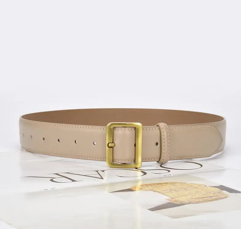 ผู้หญิงแฟชั่นวินเทจหนังแท้รัดตัวหญิง Cummerbund เสื้อเข็มขัดชุด Decration เข็มขัดกว้าง J329