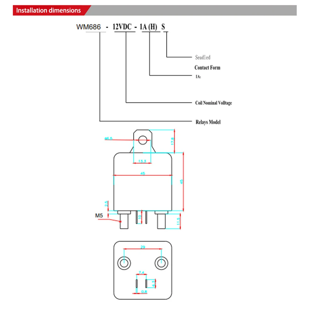 Car Starter Relay 12V 24V 100A 200A 4 Pin Normal Open Car Starter Relay for Control Battery ON/Off Split Charge Relay Switch