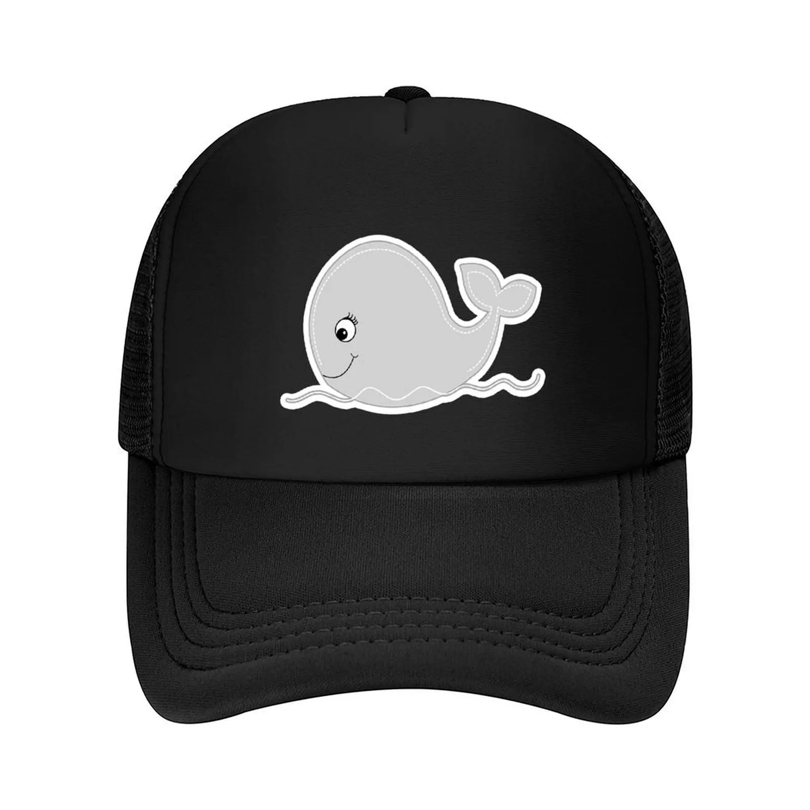 

Pink and Gray Whale Pattern Baseball Cap tactical cap Golf Wear Beach Bag Hat Luxury Brand Male Women's
