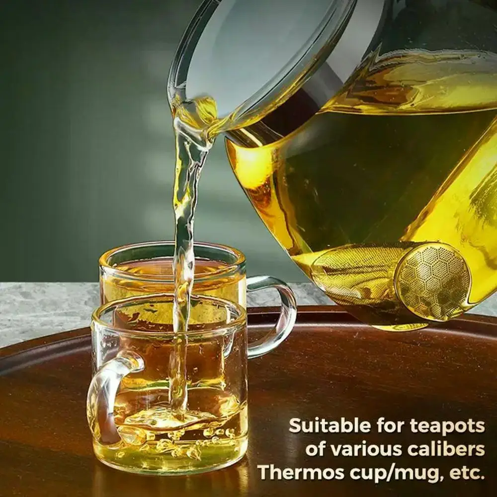 New Stainless Steel Tea Infuser Fine Mesh Sealed Threaded Lid Tea Strainer Sphere Shape With Chain Tea Filter Teaware
