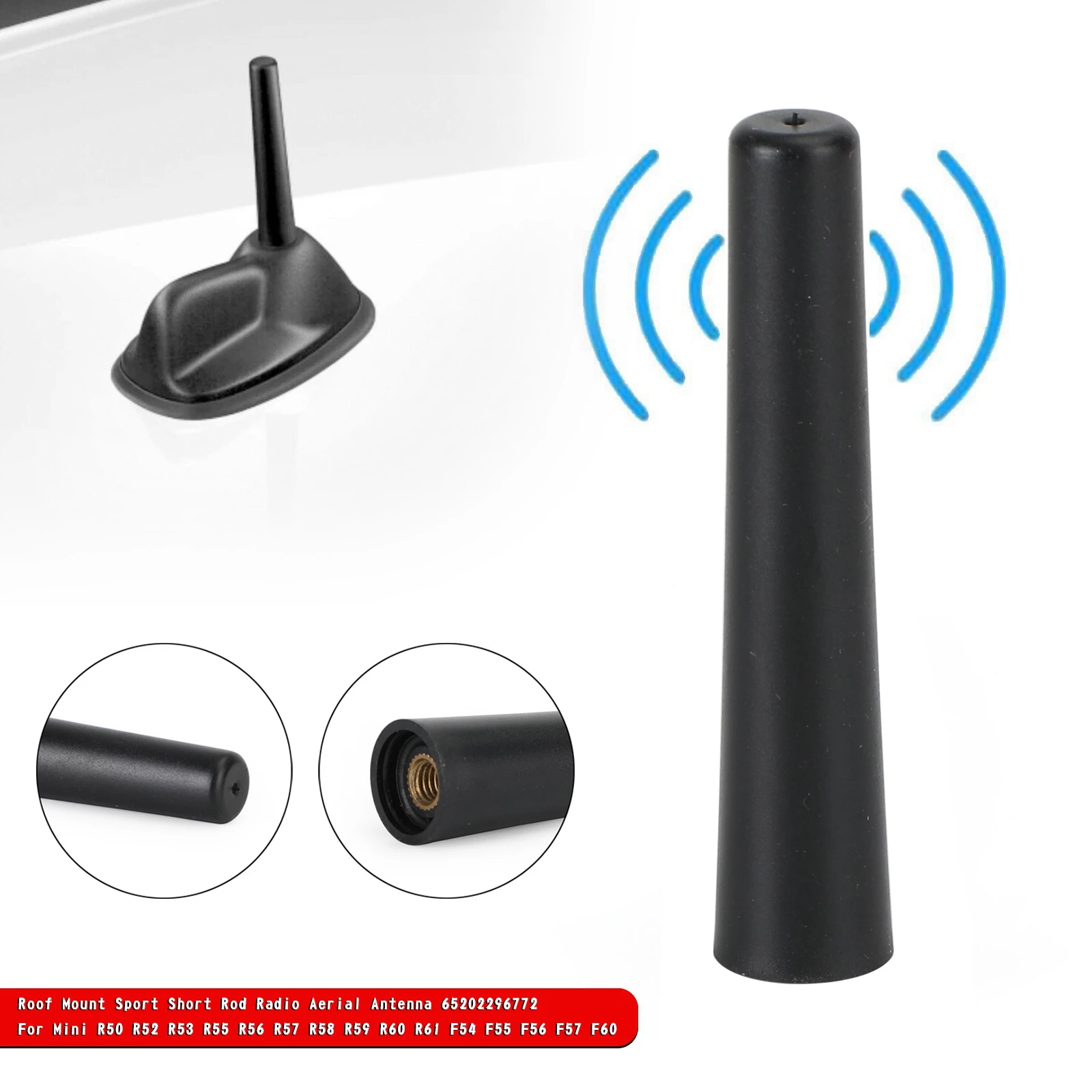 Areyourshop Radio Antenne Antenne Für Mini R50 R52 R53 R55 R56 F54 F55 F56 F57 65202296772 Auto Auto Teile