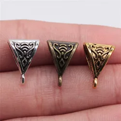 Wysiwyg 4 Stuks 16X11X9Mm 3 Kleuren Charm Sluitingen Clips Borgtocht Connectors Charm Bail Kralen Sieraden bevindingen Europese Bail Bead
