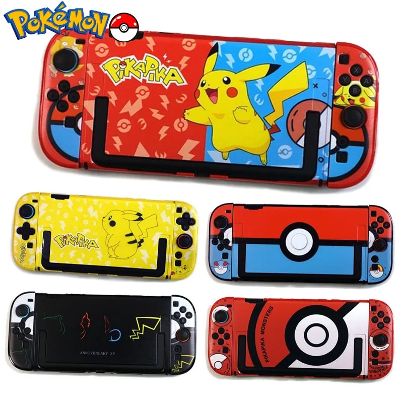 Funda protectora de Pokemon Switch2 Anime para Nintendo Switch2 dibujos animados Pikachu NS2 Joy-Con consola de juegos cubierta decorativa pintada