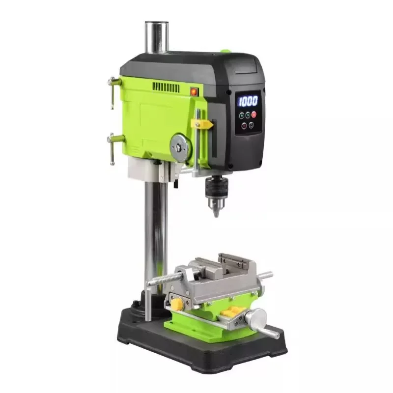 Brushless Benchtop Drill Press, High Torque Low Noise with Laser Positioning, LED Light & Speed Memory