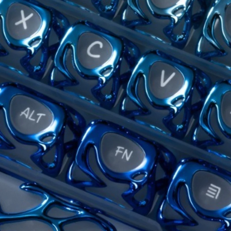 XVX Venom Theme Key Caps Customized Metal Texture Cherry Profile ABS+PC Keyboard Caps for Mechanical Keyboard Accessories Gifts