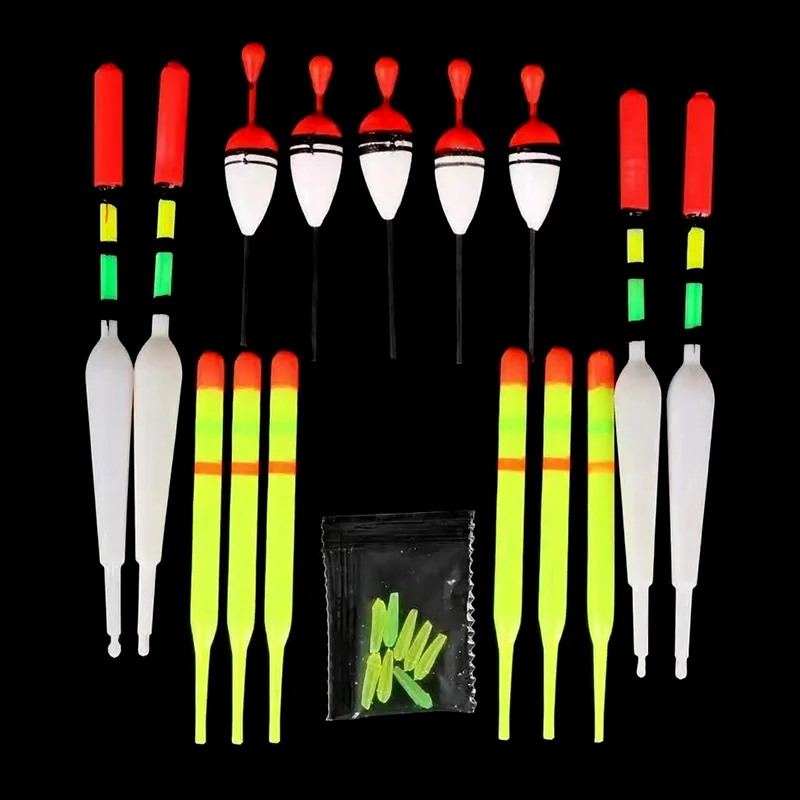 【New】15Pcs/set Float Various Sizes Fish Float Fishing Gear Fishing Supplies Accessories Fish Float Set Fishing Acessories