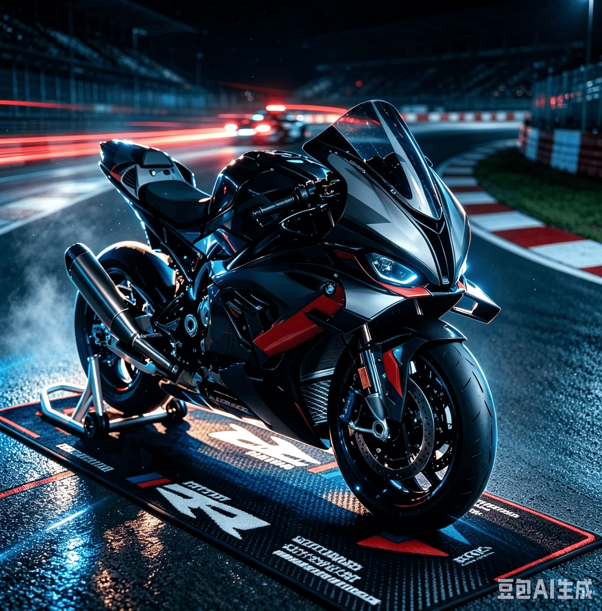 For Yamaha YZF R1 R1M Motorcycle Carpet Garage Mat Racing Pit Paddock Floor Rug Non-Slip Workshop Display Moto Mat