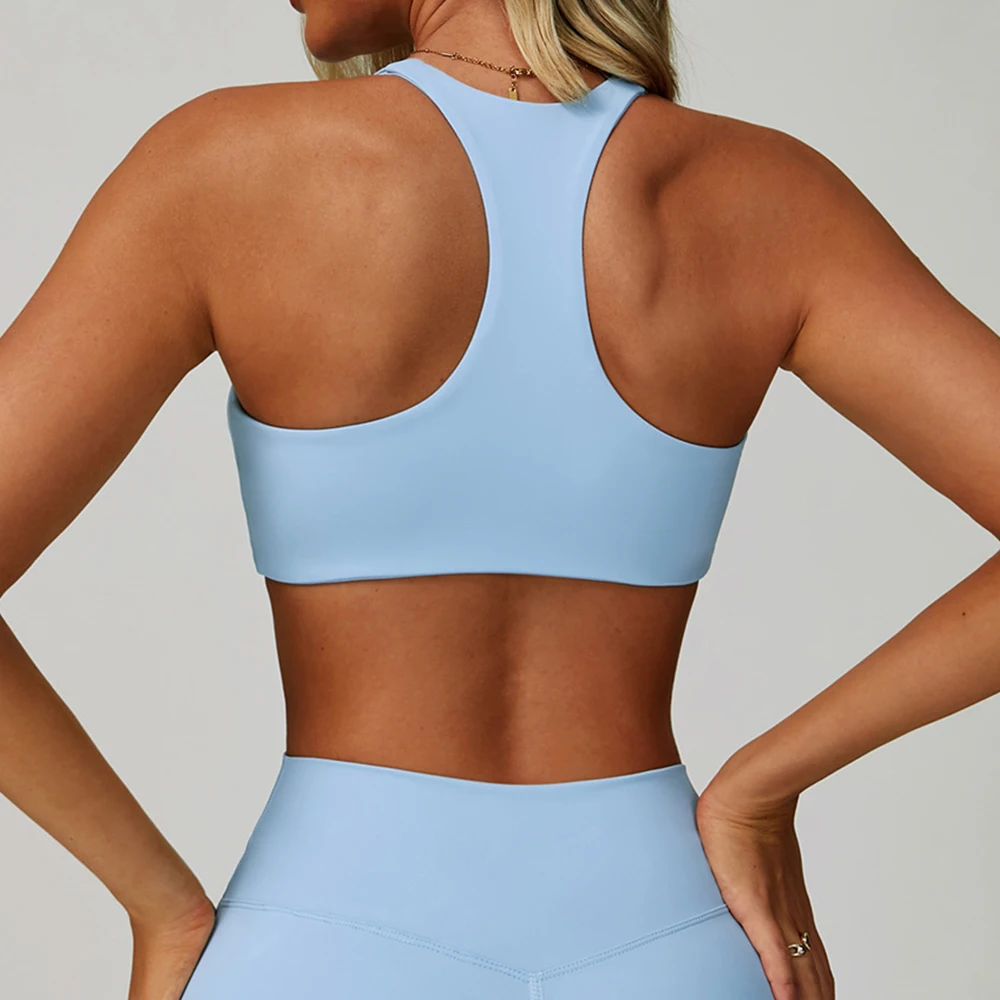 Sport-Bh Frauen Hohe Unterstützung Gym Crop Tops Push-up Workout Kleidung Stärke Pilates Yoga Bh Quick Dry V-ausschnitt lauf Unterwäsche