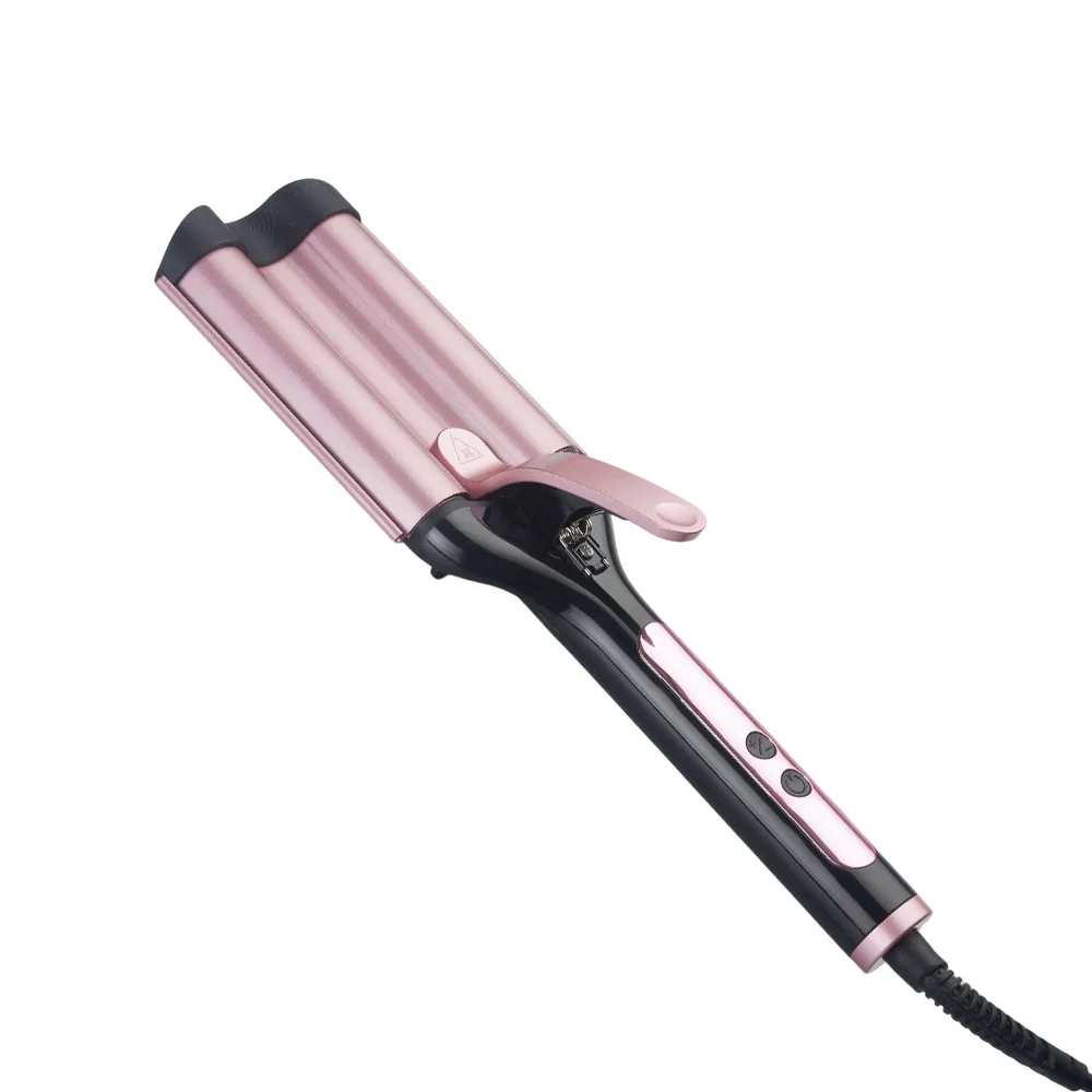 

Electric Curl Stick Egg Cur L Wand Three-tube Curling Iron Water Ripple Small Curl Hair Large Wave Cu Rl Perm Splint