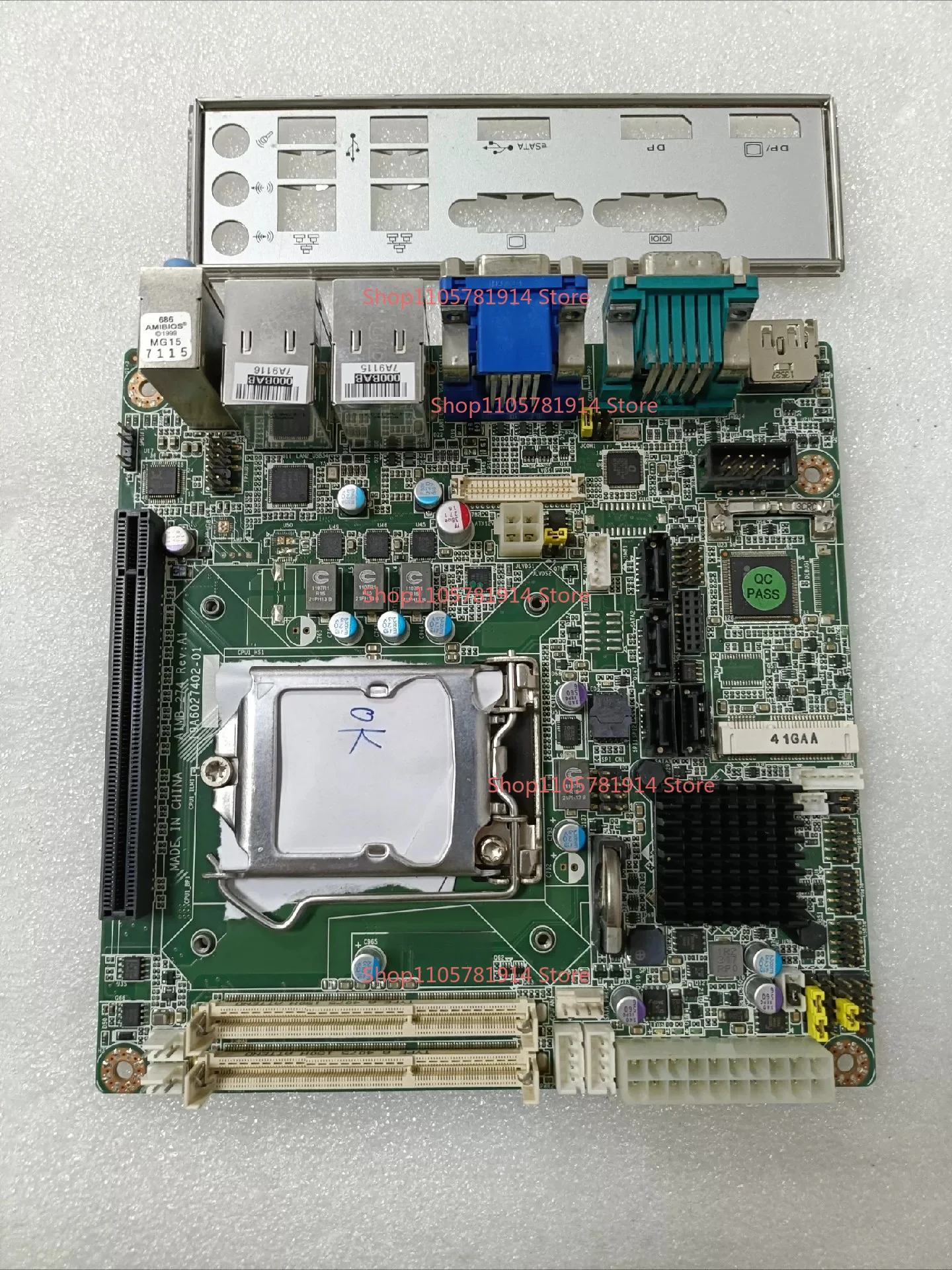 For Advantech AIMB-274 ReV: A1 Main Board with Baffle