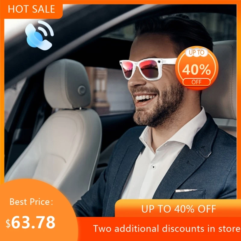 AI Intelligent Camera 1300W Bluetooth Glasses For Object Recognition Teaching Translation WiFi Navigation Video Camera New 2026