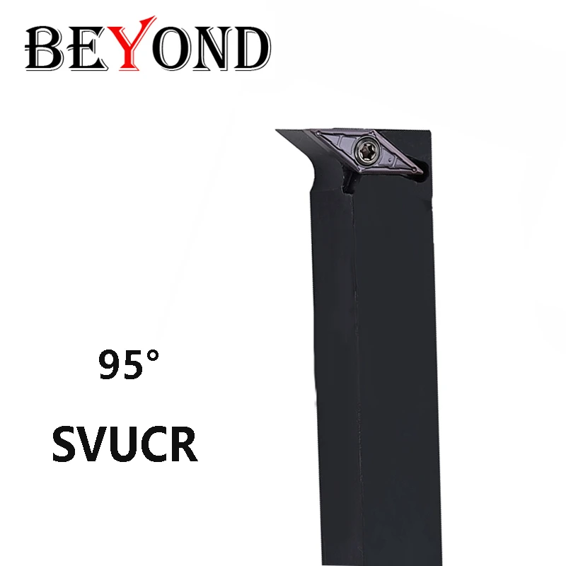 

BEYOND 95 градусов SVUCR SVUCL SVUCR1616H11 SVUCR2020K11 SVUCR1212H11 Токарный резцедержатель Токарный станок Фреза Оправка Твердосплавные вставки с ЧПУ