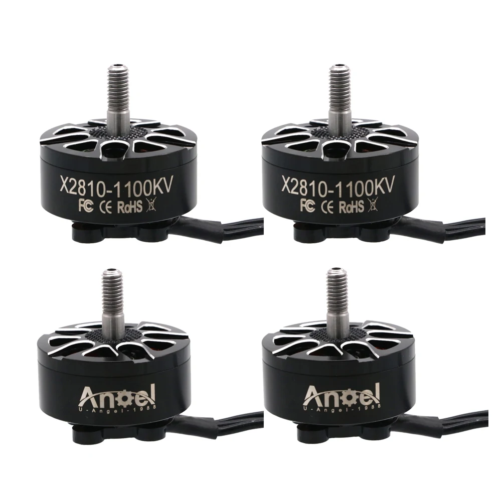 

4pcs UAngel X2810 2810 900KV / 1100KV / 1500KV 4-6S Brushless Motors for FPV Racing Drone