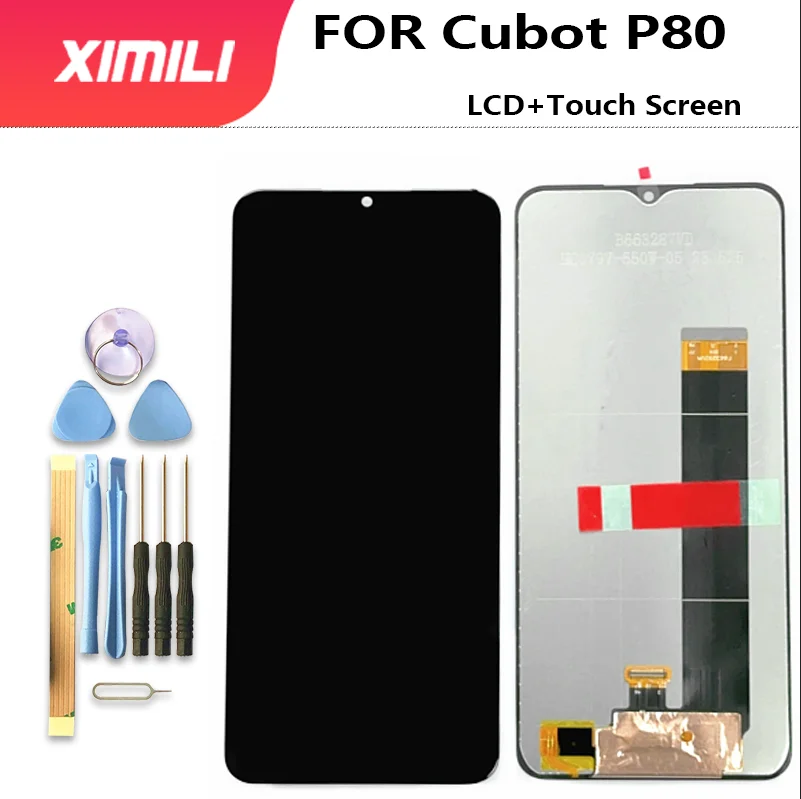 100% New Original 6.58 Inch For Cubot P80 LCD&Touch Screen Digitizer Display Screen Assembly Replacement Cubot P 80 Phone