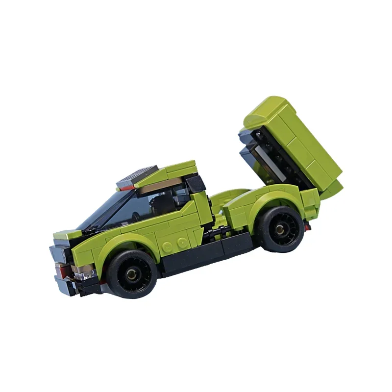 301PCS MOC City Champions Super Car Dump Truck Model Technology DIY Creative Assembly Building Blocks Display Birthday Gift Set