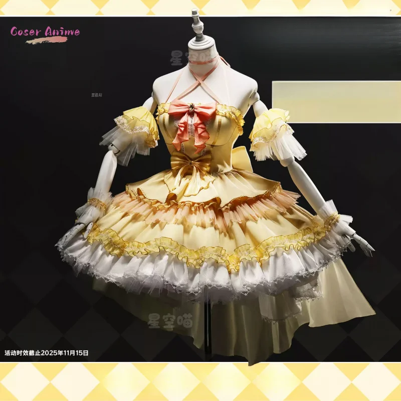 

Аниме Puella Magi Madoka Magica Tomoe Mami Косплей Костюм Униформа Хэллоуин Карнавал Вечеринка Рождественская игра Ролевая одежда Одежда