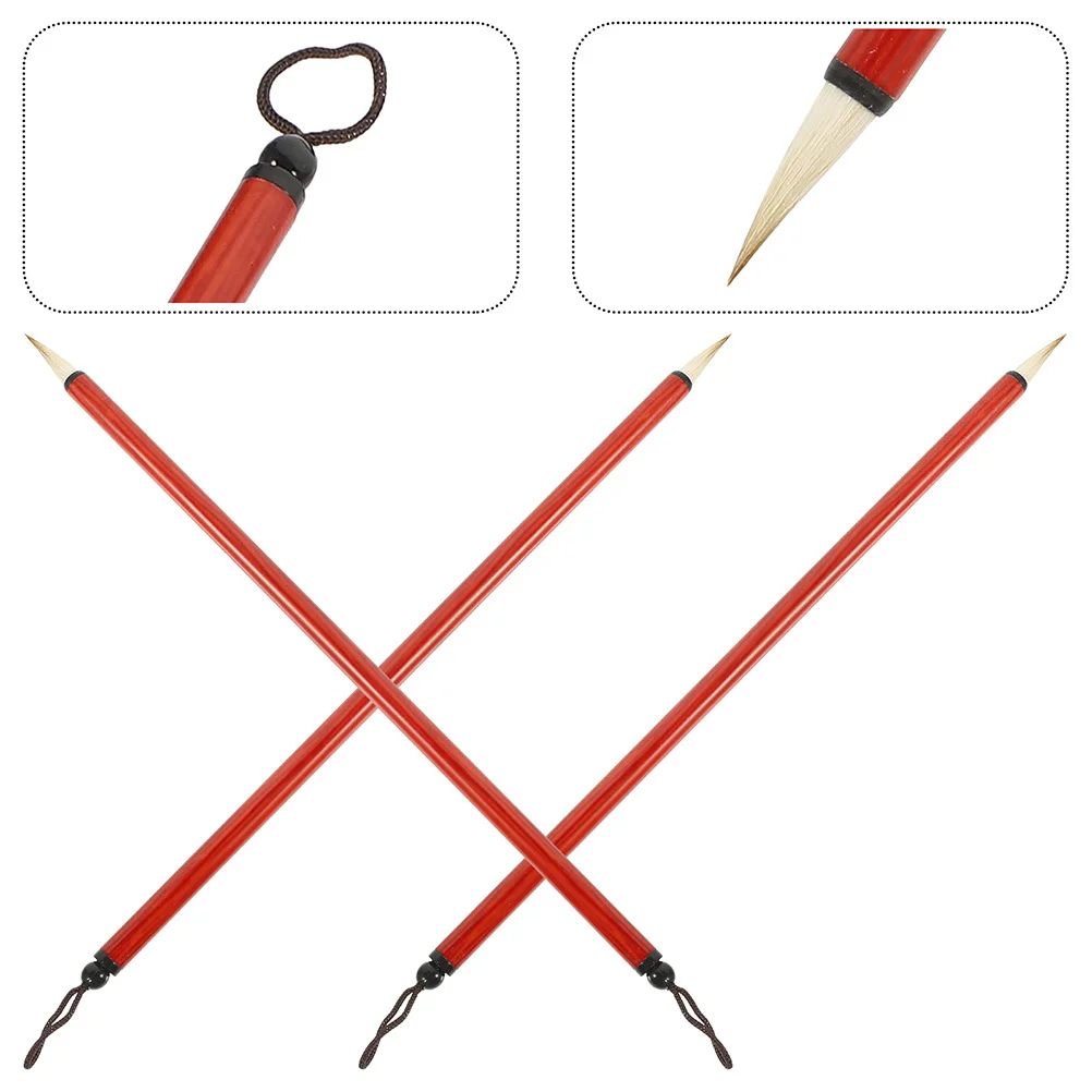 

4Pcs Calligraphy Brush Xiaokai Style Fine-Tip Chinese Writing Brush for Beginners Traditional Art Craft and Drawing Tools