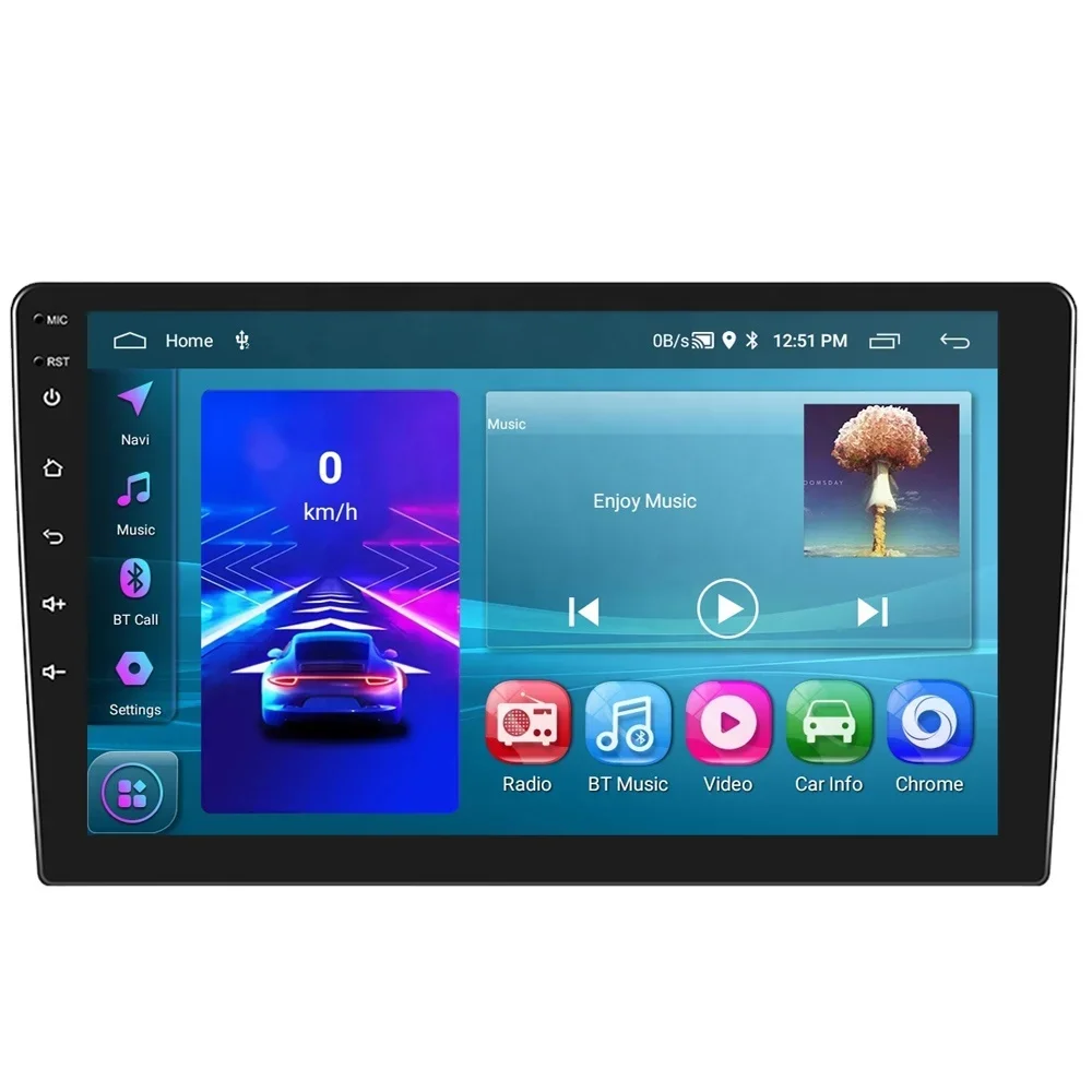 Screen Wireless Android Auto Car Display Universal Multimedia Car Stereo 10.26