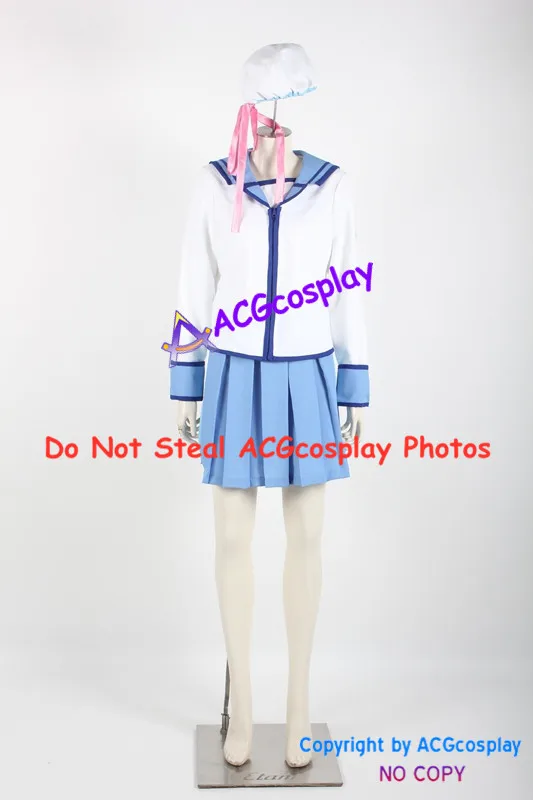 

Angel Beats Yuri Nakamura Cosplay costume girl uniform acgcosplay include headgear