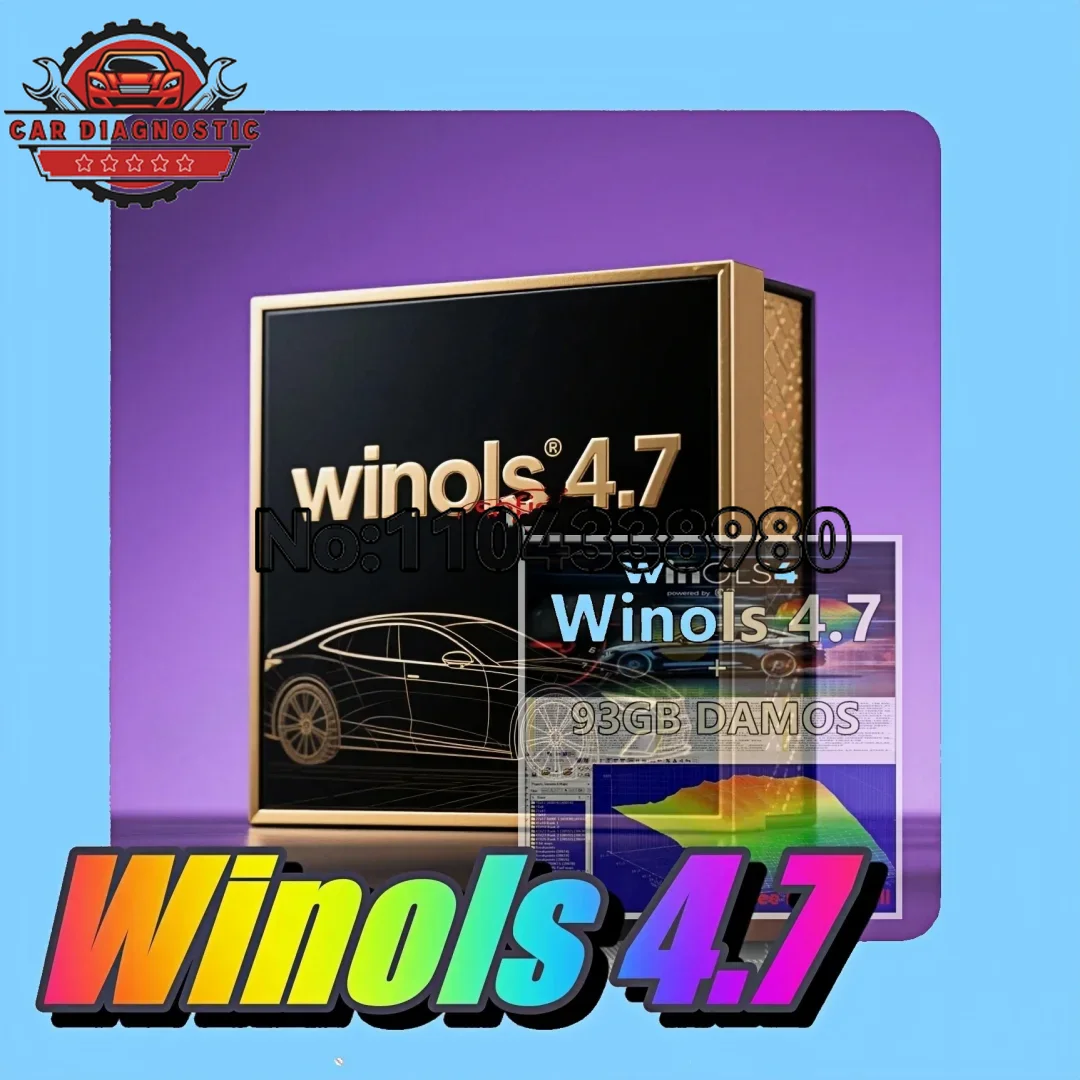 

Программное обеспечение для настройки Winols 4.7 4 в 1, 2025 IMMO SERVICE TOOL V1.2 ECM TITANIUM 1,61 с драйвером 26000 93 ГБ ECM 18259