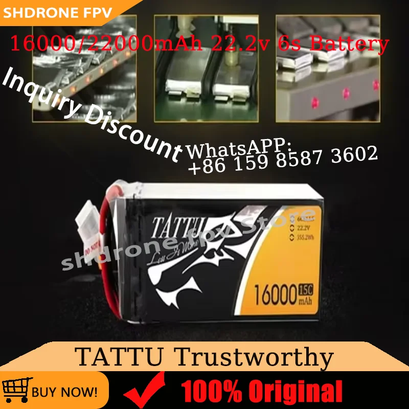 �y�Z�[�����zTATTU Tattu/Tattu G-Tech 16000mah/22000mah 22.2V 6S 25C LiPO�o�b�e���[ ��^���׃}���`���[�^�[ �w�L�T�R�v�^�[ �_�Ɨp�h���[���p