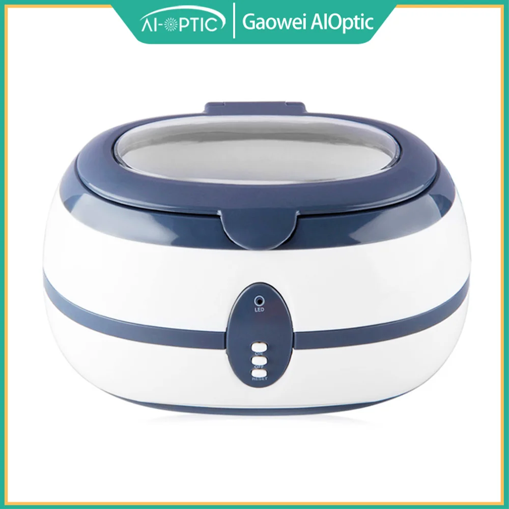 600ml Ultrasonic Cleaner Sonicator Bath with Multi-Level for Deep Cleaning Watch Contact Lens Glasses Denture Teeth Degas