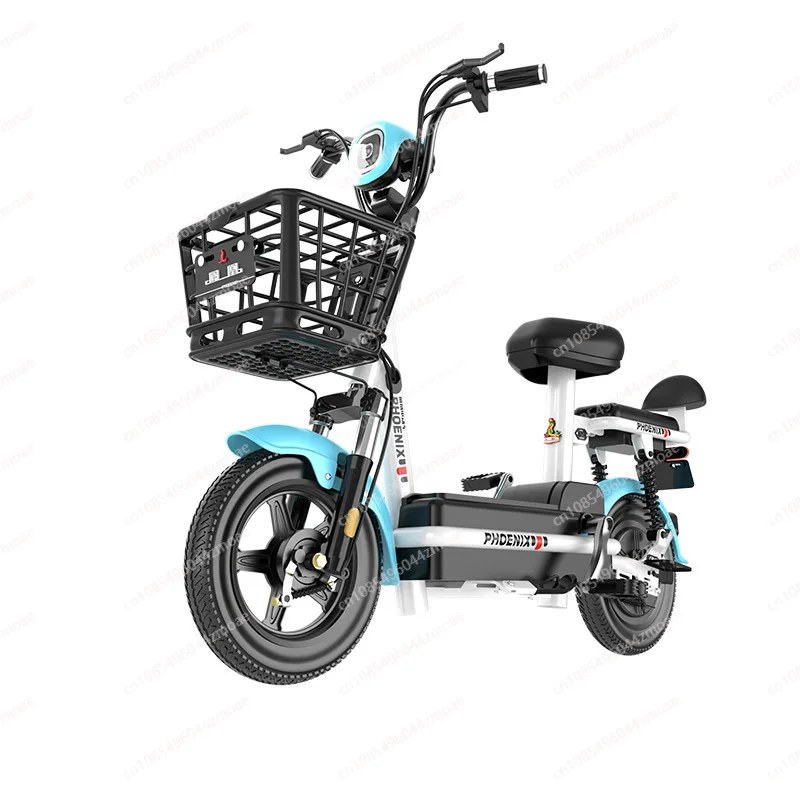 Electric vehicle double man and woman portable simple fashion commuting two-wheeled electric bicycle