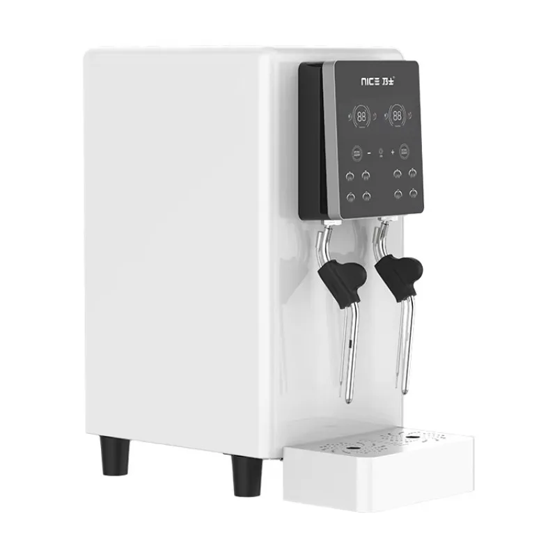 Automatic Double Nozzle Milk Foam Steamer Bubble Tea Milk Frother Machine