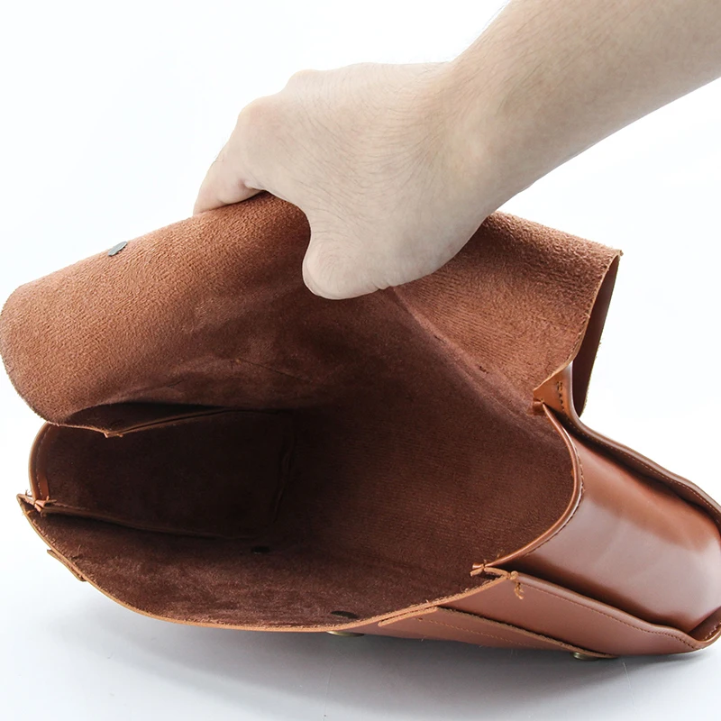 Electric vehicle retro front storage bag universal decorative renovation accessories waterproof hanging bag