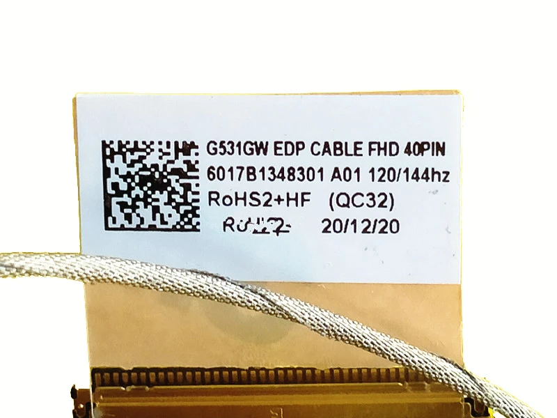 Nieuwe-ordenador portátil Lcd Led Lvds, dispositivo de vídeo Flex Kabel Voor Asus Rog Strix G531GU G531GD G531GW G531GV 6017B1348301