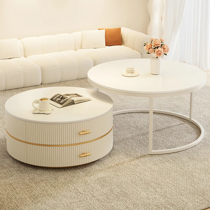 

Center Frames Coffee Tables Mobile Bedroom Round Elegant Corner Coffee Tables Design Luxury Tavolino Da Salotto Nordic Furniture